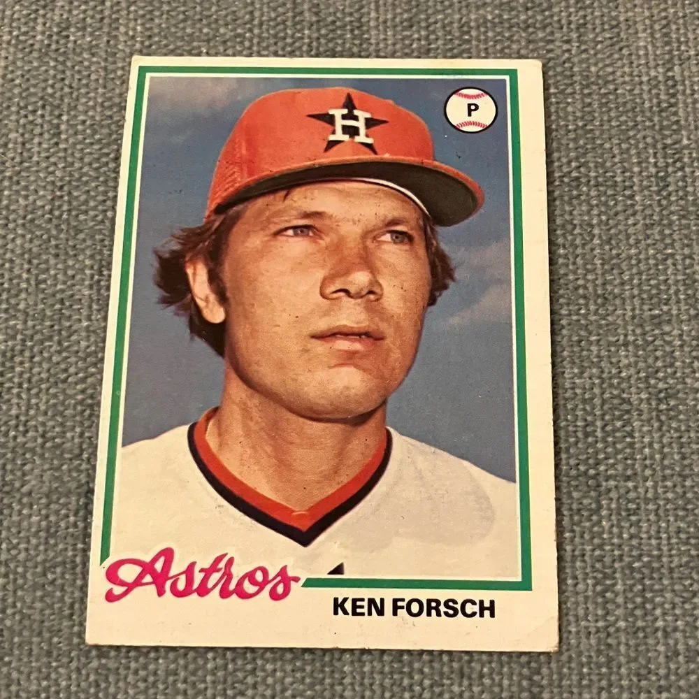 1978 Topps Houston Astros Baseball Card Trading Card